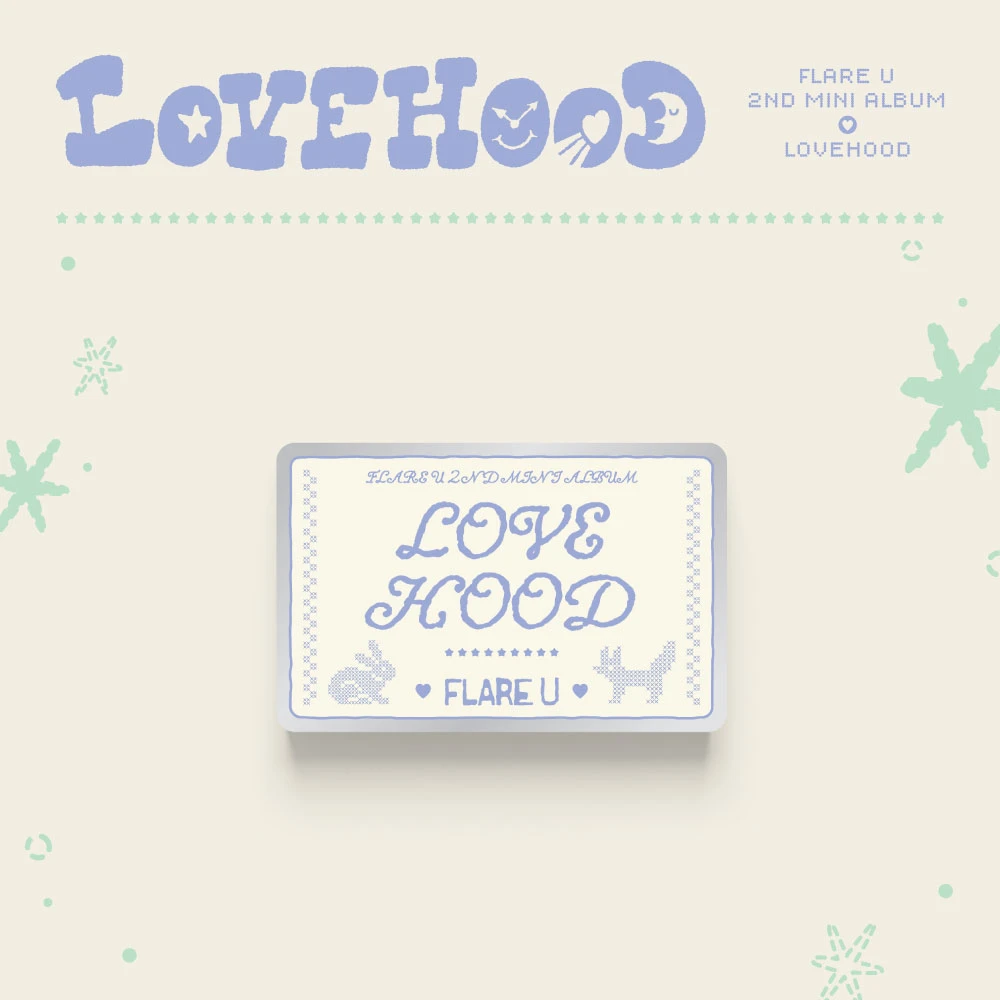 FLARE U - Mini Album 2nd [LOVEHOOD] OFFICIAL MD / Tin Candle