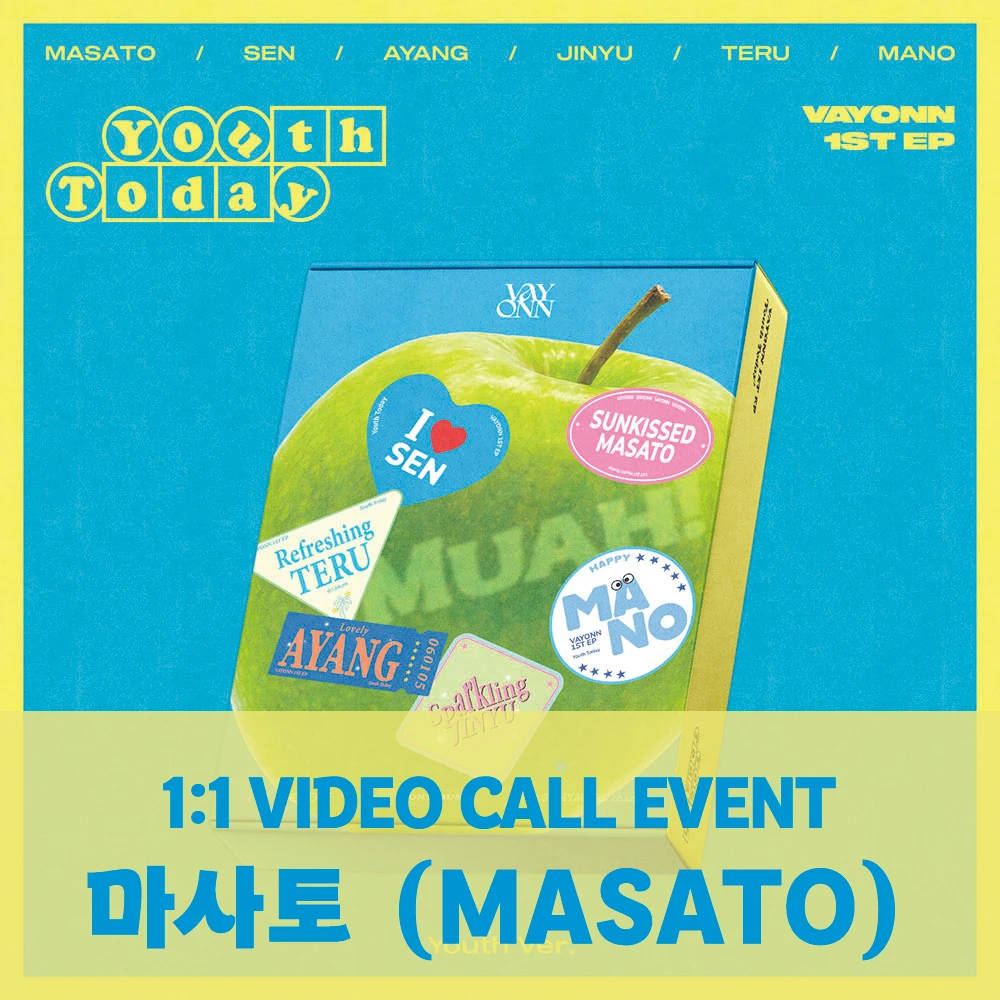 [Masato][10/10 Video Call] VAYONN - 1ST EP 'Youth Today' (Youth Ver.)