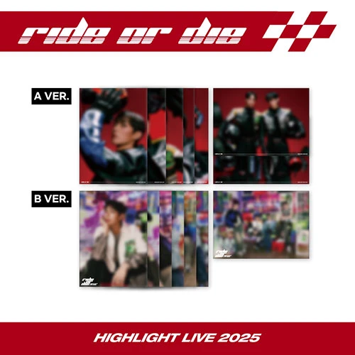 HIGHLIGHT - HIGHLIGHT LIVE 2025 [RIDE OR DIE] MD / A2 POSTER SET