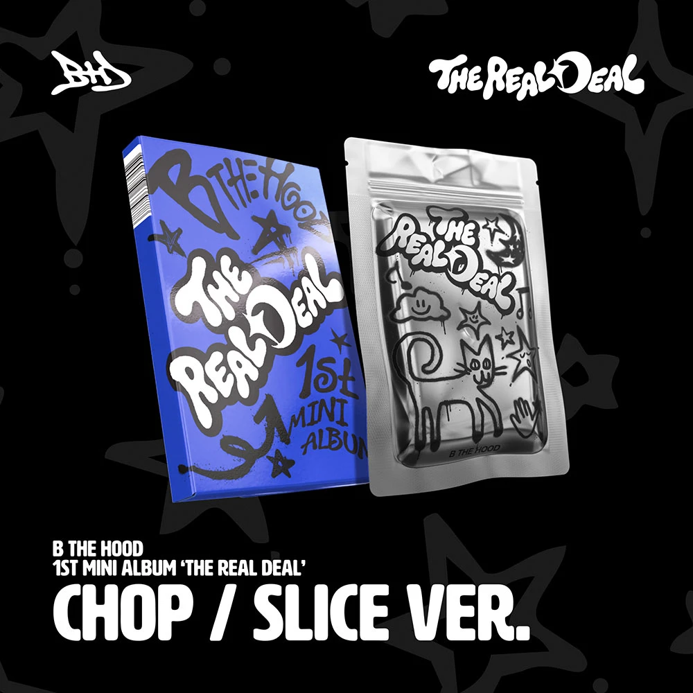 SET/Album 2 EA B THE HOOD - 1st Mini Album 'THE REAL DEAL'