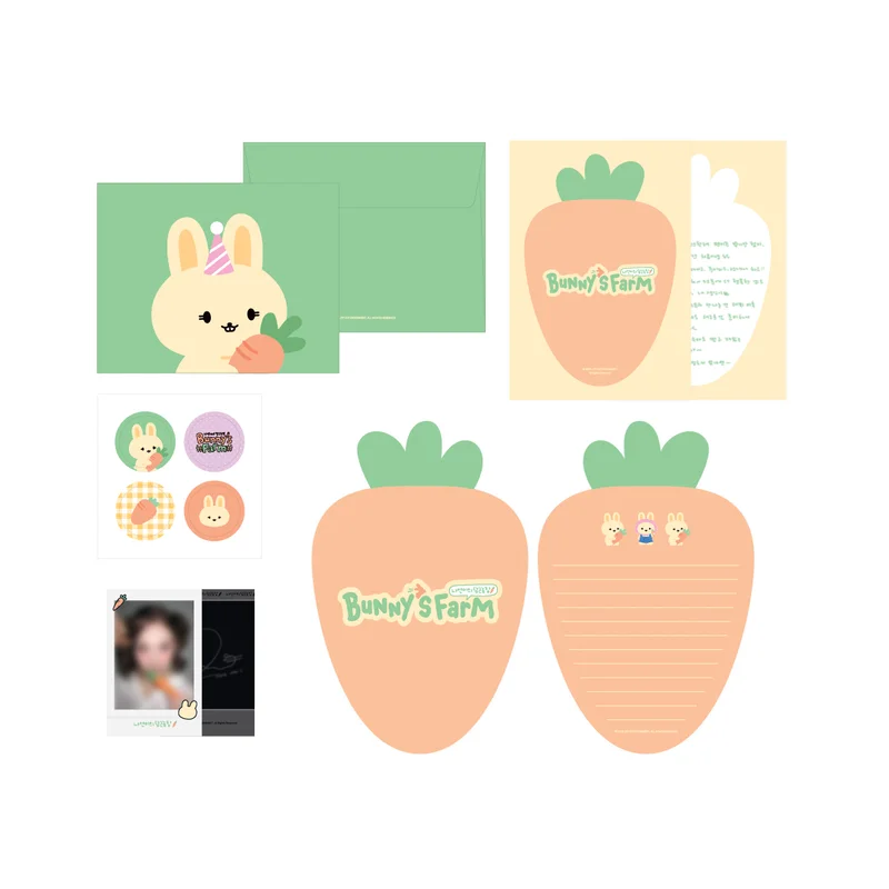 LETTER PAPER SET - Bunny's Farm