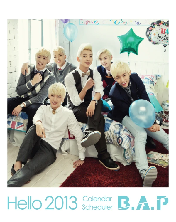 B.A.P - B.A.P Hello 2013 Calendar & Scheduler