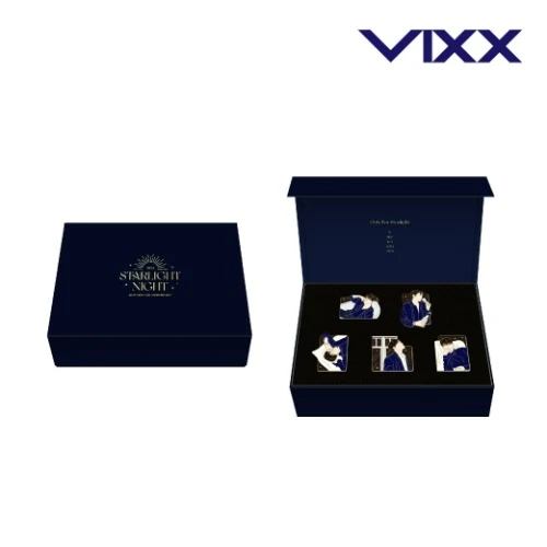 VIXX 10th ANNIVERSARY [STARLIGHT NIGHT] OFFICIAL GOODS - METAL BADGE SET