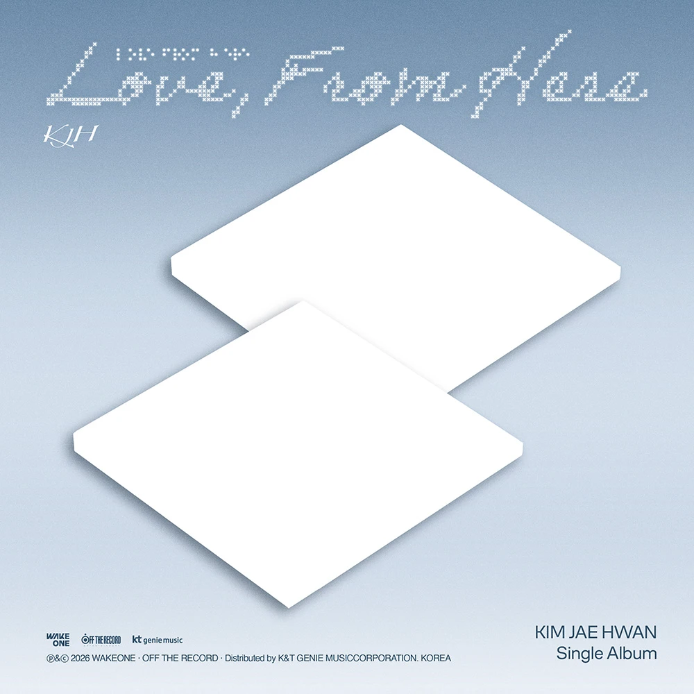 [Apple Bonus][SET/2 Albums] Kim Jae Hwan - Love, From Here (Love Ver. / From Here Ver.)