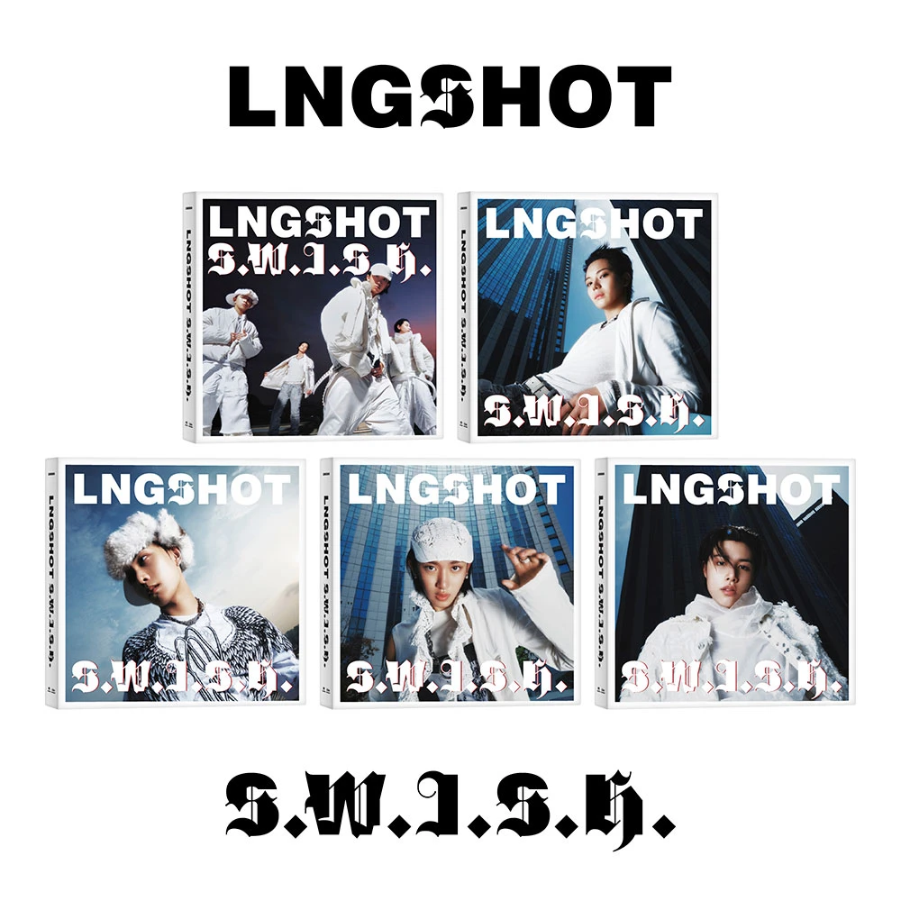 [애플특전][세트/앨범5종] LNGSHOT - EP [S.W.I.S.H.] (Standard Ver.)