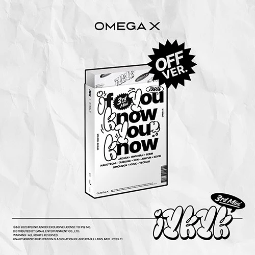 OMEGA X - 3rd Mini Album [iykyk] (OFF ver.)