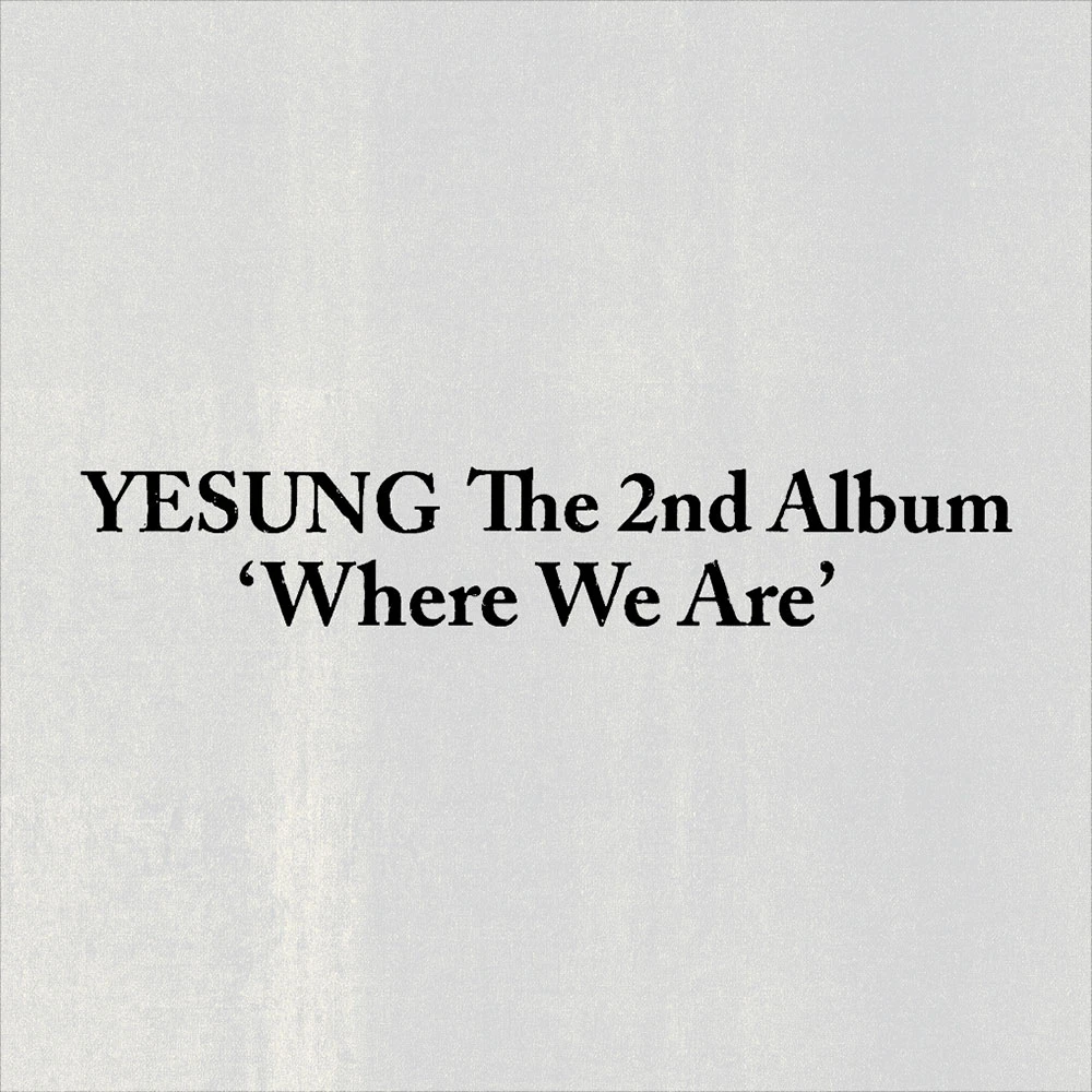 SET/3 EA Album YESUNG (YESUNG) - Regular 2nd Album [Where We Are] (Photobook Ver.)