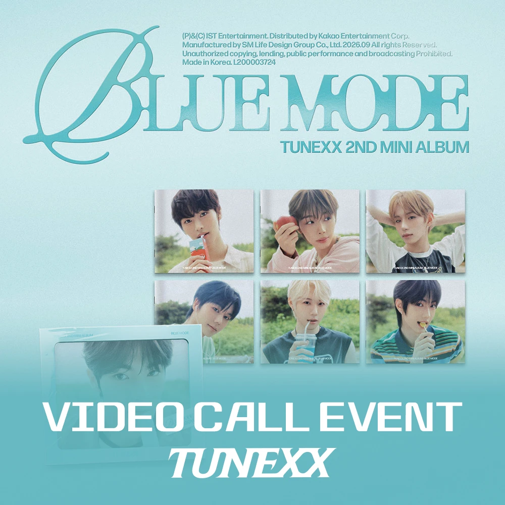 [10/11 Video Call] TUNEXX - 2nd Mini Album [BLUE MODE] (INDIVIDUAL MODE ver.)