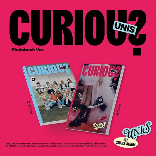 UNIS - Single 1 [CURIOUS] (Photobook Ver.) - 2 Album SET
