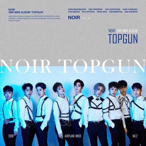 NOIR 2nd Mini Album [TOPGUN]