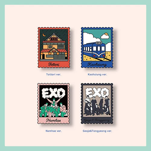 EXO - EXO의 사다리 타고 세계 여행 POP-UP STORE OFFICIAL MD / METAL BADGE