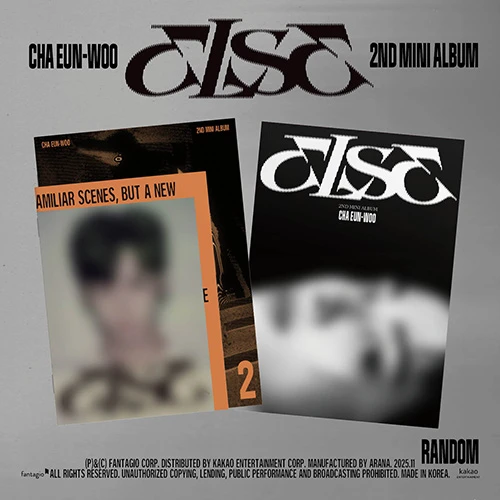 Cha Eun-woo (ASTRO) - Mini Album 2nd [ELSE] (FORM 1 VER. / FORM 2 VER.)