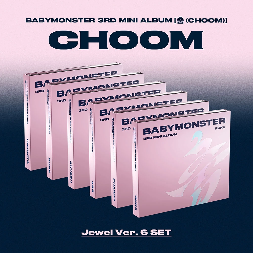 SET (6 EA Album) BABYMONSTER - 3rd MINI ALBUM [CHOOM] Jewel Ver.