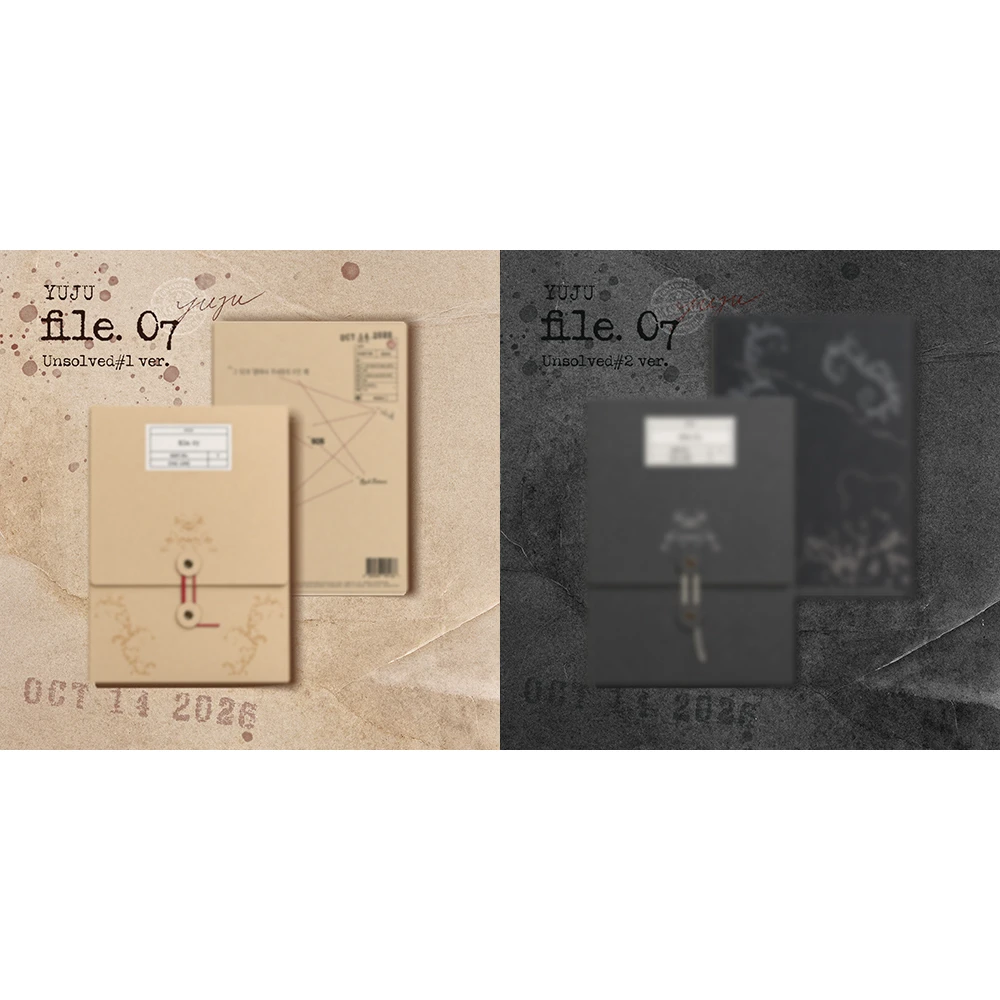 [SET/2 Albums] YUJU - Mini Album 4th: file. 07 [Unsolved #01 Ver.+ Unsolved #02 Ver.]