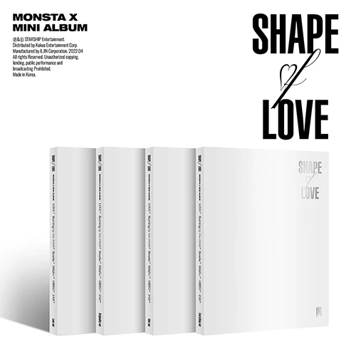 [SET] MONSTA X - Mini Album 11 [SHAPE of LOVE]