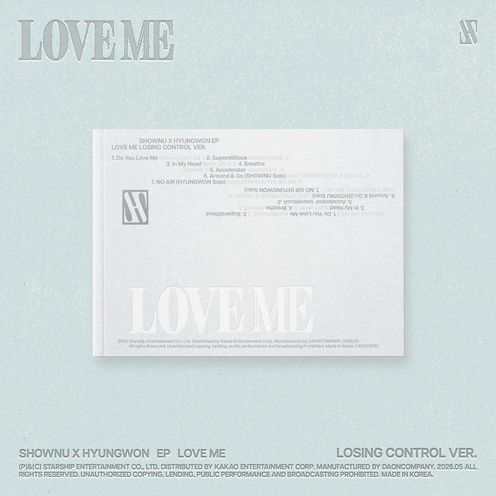 SHENU X HYUNGWON (MONSTA X) - EP [LOVE ME] (LOSING CONTROL VER.)