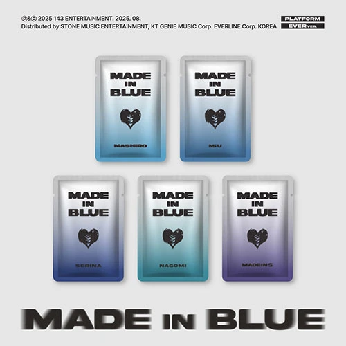 SET/5 Albums MADEIN S - MADE in BLUE (PLATFORM EVER ver.)