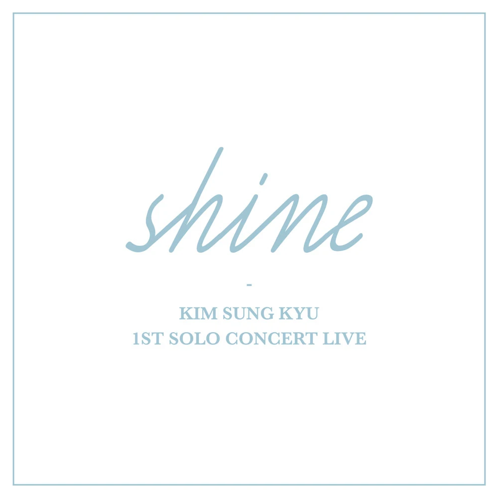 KIM SUNG KYU - 1ST SOLO CONCERT LIVE [Shine] (2CD)