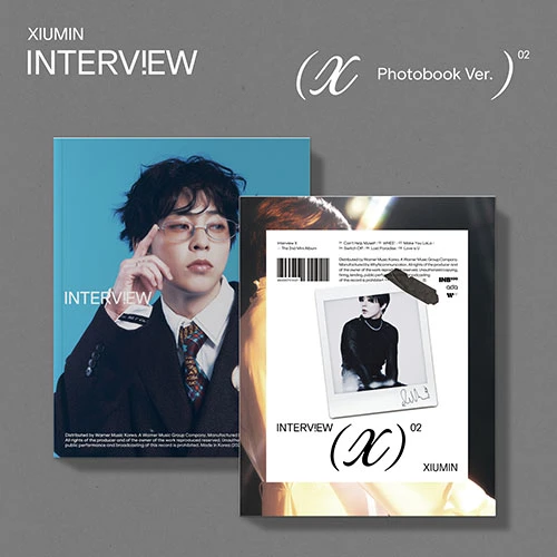 [SET/2 Albums] XIUMIN - Interview X (Photobook Ver.)