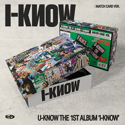 U-Know (Yunho) - 1st Studio Album [I-KNOW] (Match Card Ver. Smart Album)