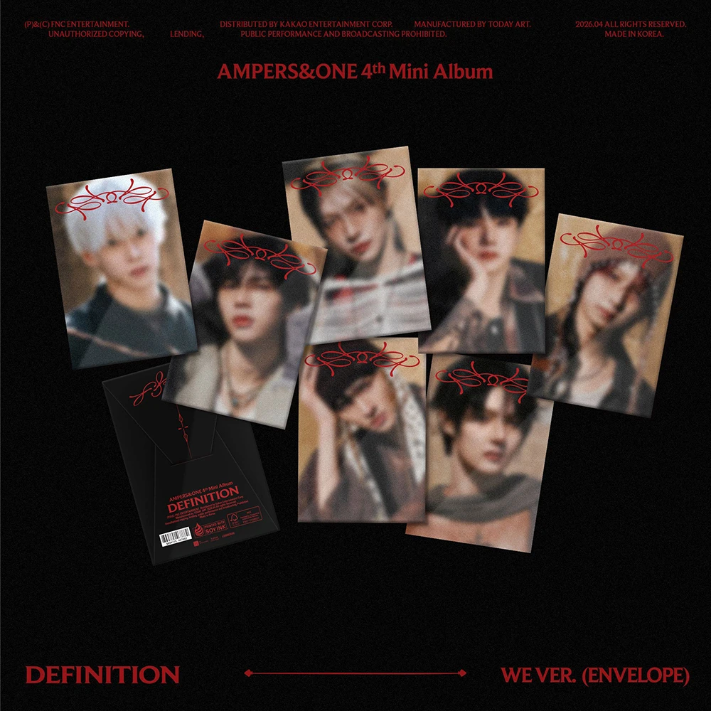 SET 7 Albums AMPERS&ONE - Mini Album 4 [DEFINITION] WE Ver. (CD)