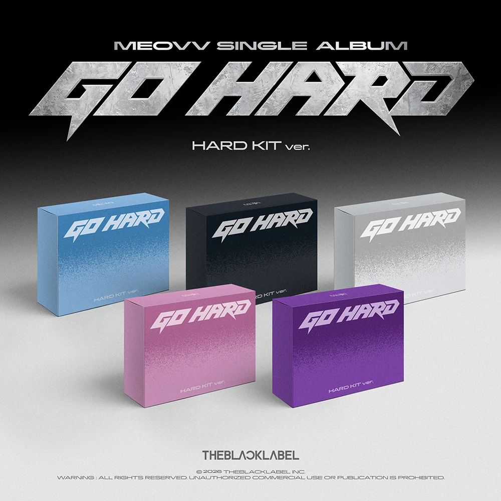 SET (Album 5 EA) MEOVV - Single Album [GO HARD] HARD KIT ver.