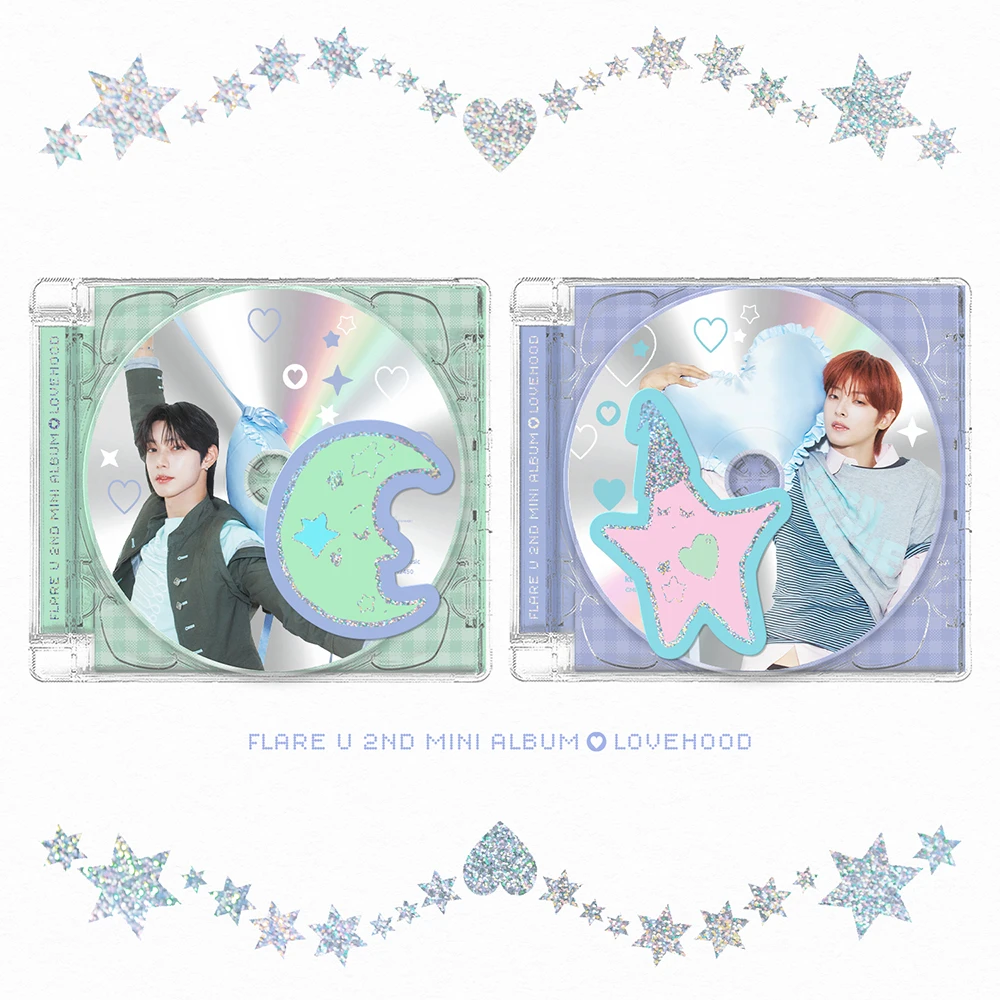 SET/2 Albums FLARE U - LOVEHOOD (JEWEL CASE Ver.)