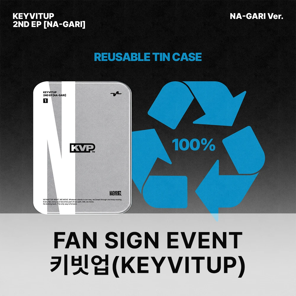 [11/14 In-person Fansign] KEYVITUP - 2ND EP [NA-GARI] (NA-GARI Ver.)