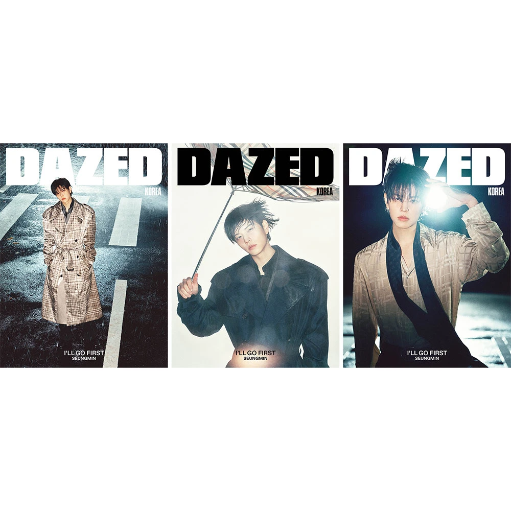[SET/3 EA] Dazed and Confused Korea November 2026 Cover: Stray Kids Seungmin + Booklet (ILLIT Yunah, Minju)