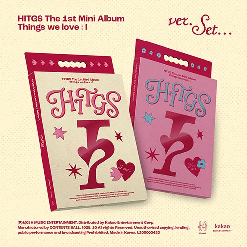 SET / 2 Albums HITGS - The 1st Mini Album - Things we love : I