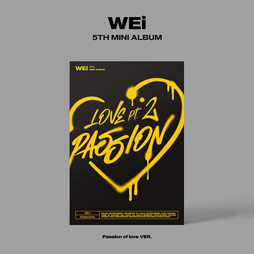 WEi - 5th Mini Album [Love Pt.2 : Passion (Passion of love VER.)]