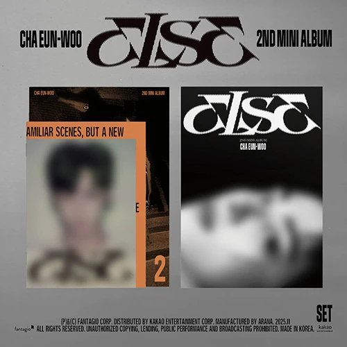 SET: Cha Eun-woo (ASTRO) - Mini Album 2nd Generation [ELSE] (FORM 1 VER. / FORM 2 VER.)