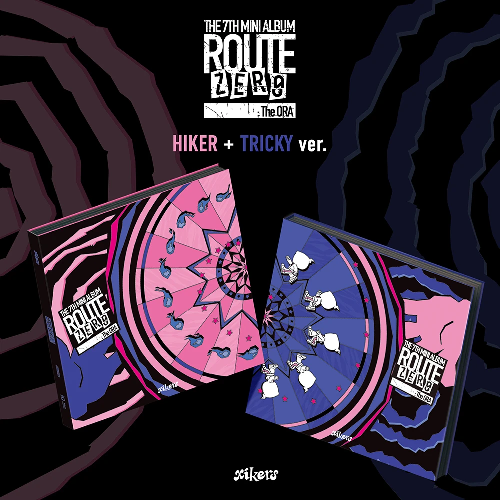 SET: 2 Albums xikers - 7TH MINI ALBUM [ROUTE ZERO : The ORA] (TRICKY ver. + HIKER ver.)