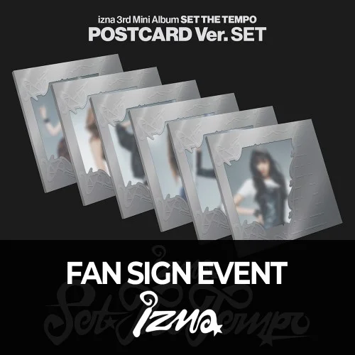 [7/2 Face-to-Face Fan Signing] IZNA - [SET THE TEMPO] POSTCARD Ver. (Random Ver.)