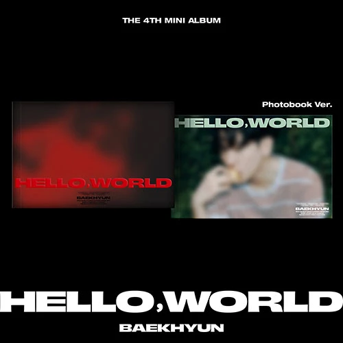SET/2 Albums BAEKHYUN - Mini Album 4th [Hello, World] (Photobook Ver.)