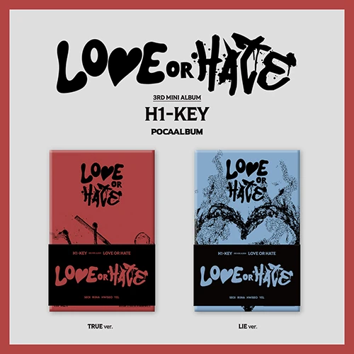 [Album 2 EA SET] H1-KEY - 3rd Mini Album [LOVE or HATE] (POCAALBUM)