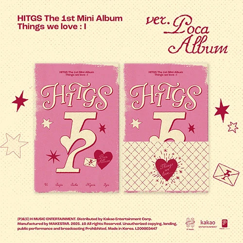 HITGS - The 1st Mini Album - Things we love : I (POCA)