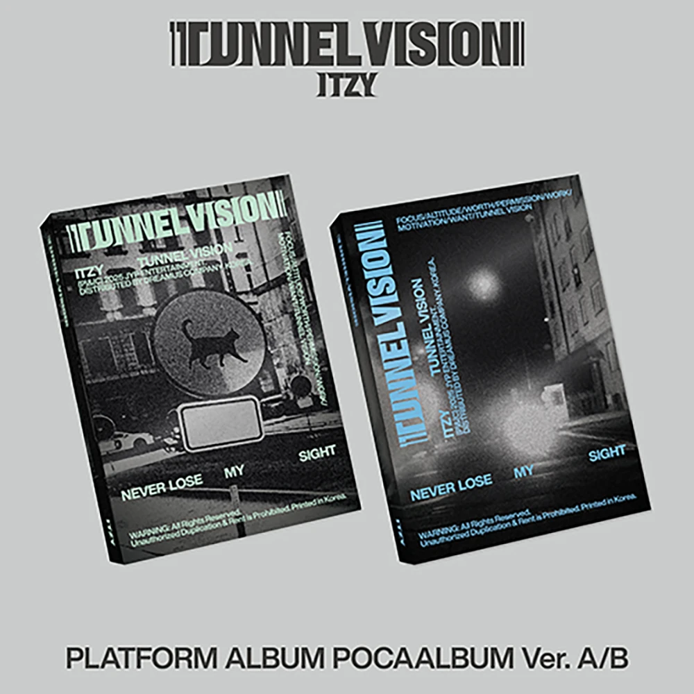 SET (Album 2 EA) ITZY - TUNNEL VISION (POCAALBUM)