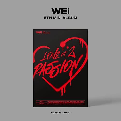 WEi - Mini Album 5 [Love Pt.2 : Passion (Fierce love VER.)]