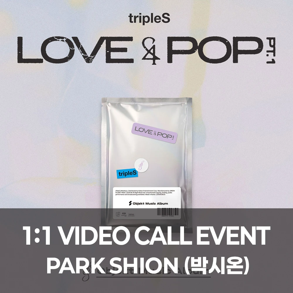 [Sion][10/4 Video Call] tripleS - [LOVE&POP] pt.1 (Objekt Music Album)