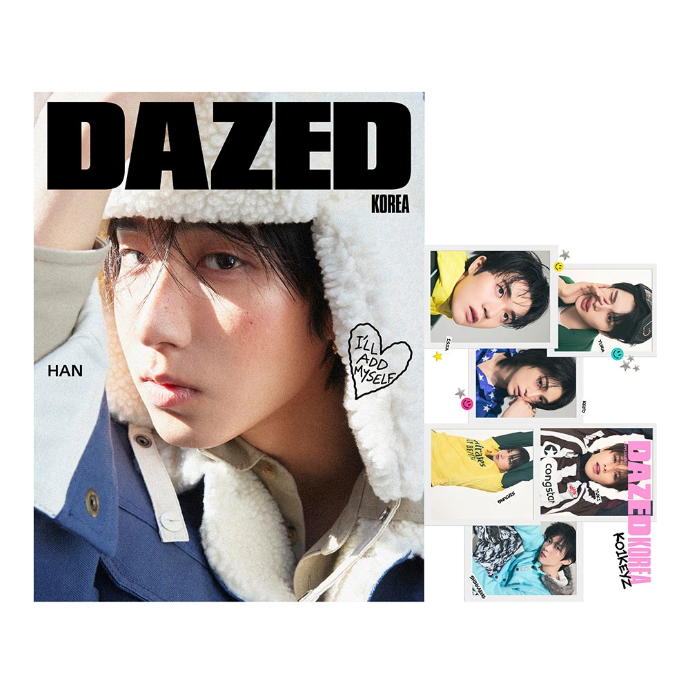 Dazed and Confused Korea Winter 2026 Edition Cover B: Han STRAY KIDS + Separate Issue (Koikidz)