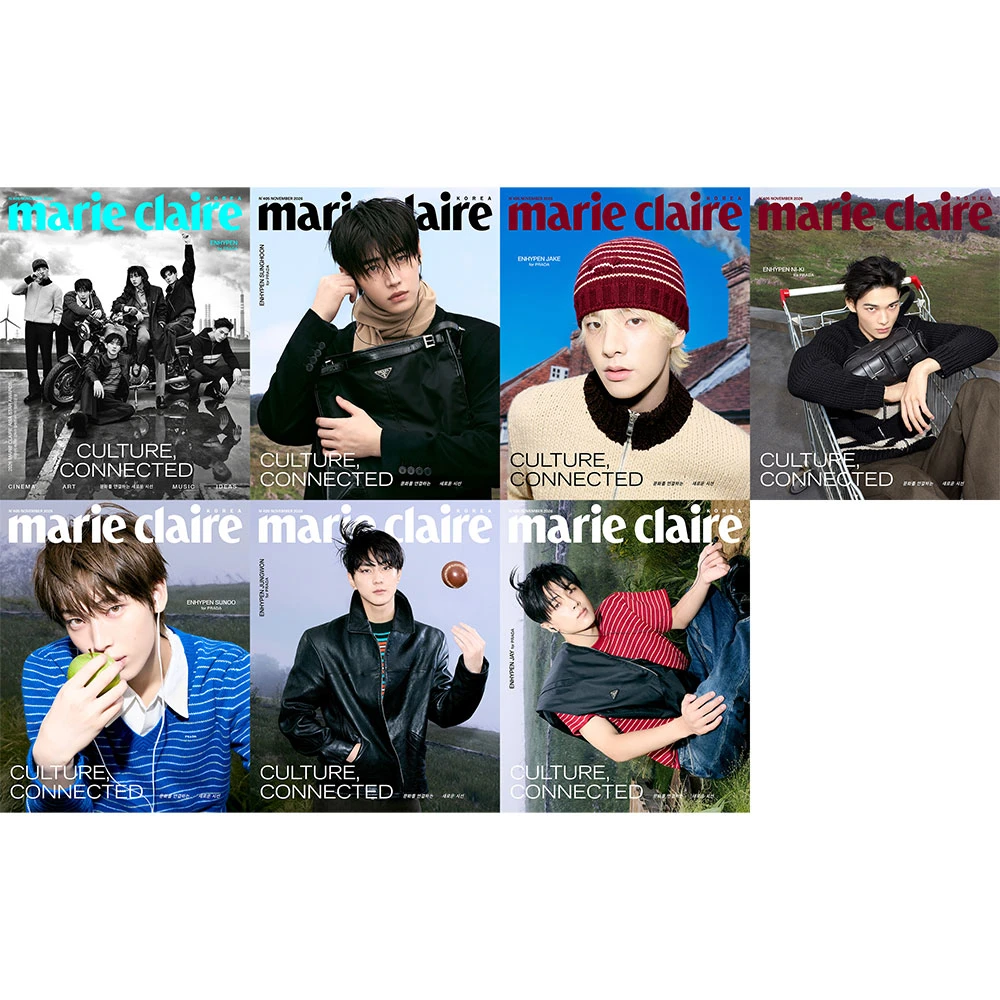 [SET/7 EA] marie claire korea November 2026 Cover ENHYPEN