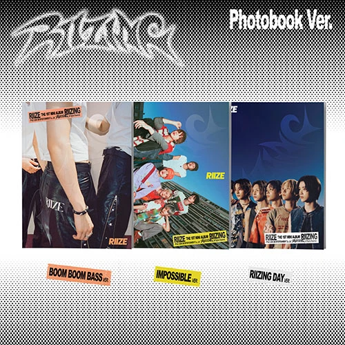 SET/Album 3 EA RIIZE - Mini Album 1 [RIIZING] (Photo Book Ver.)