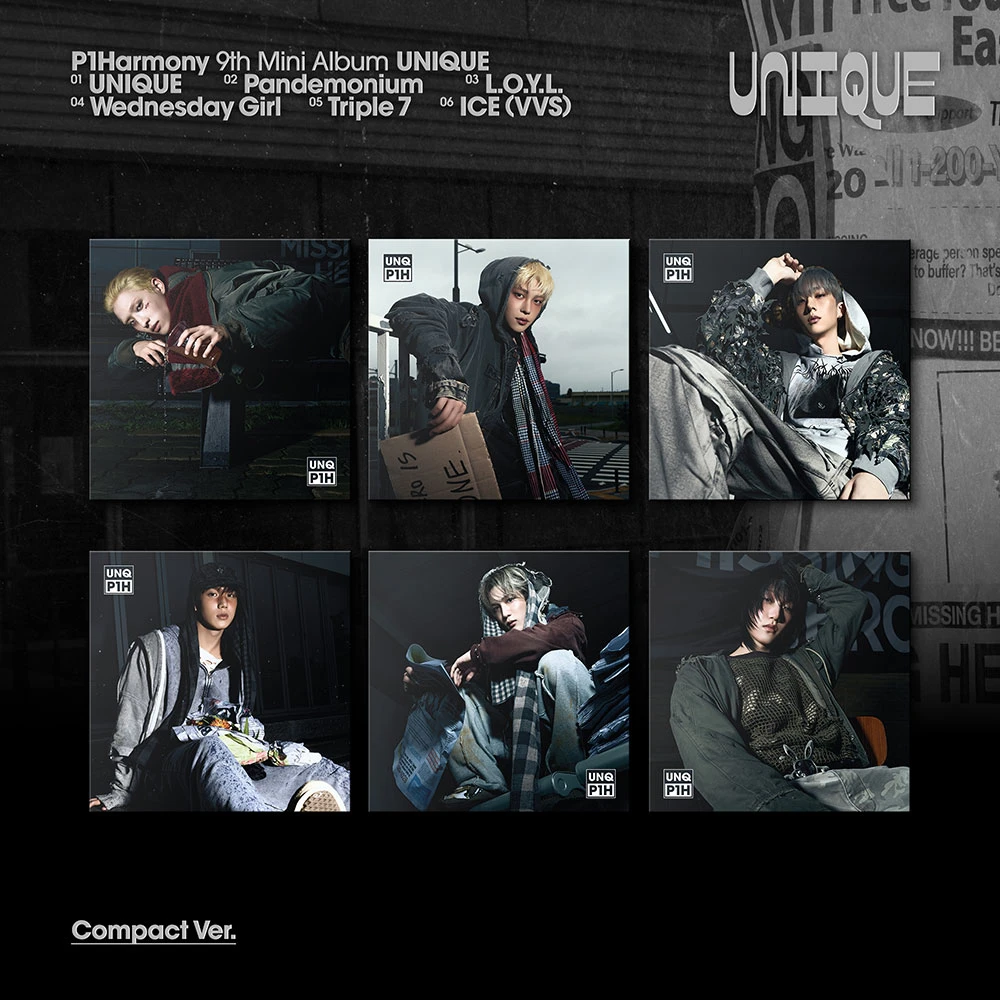 P1Harmony - Mini Album 9 [UNIQUE] (Compact Ver.)