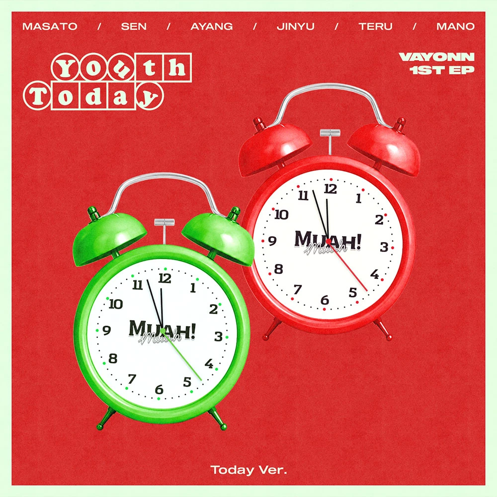 SET/2 Albums VAYONN - 1ST EP 'Youth Today' (Today Ver.)