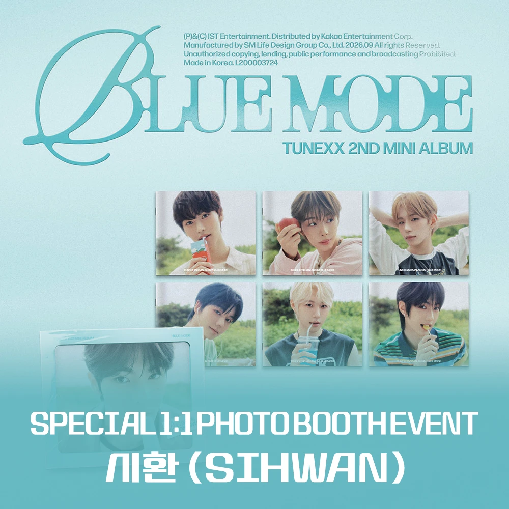 [SIHWAN][10/11 Special Photo Booth Event] TUNEXX - Mini Album 2 [BLUE MODE] (INDIVIDUAL MODE ver.)