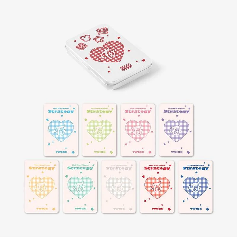 TINCASE PHOTOCARD SET - TWICE STRATEGY POP-UP In SEOUL