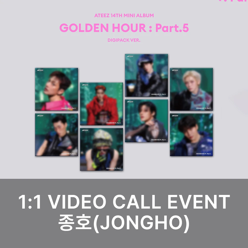 [Jongho][7/24 Video Call] ATEEZ - GOLDEN HOUR : Part.5 (DIGIPACK VER.)