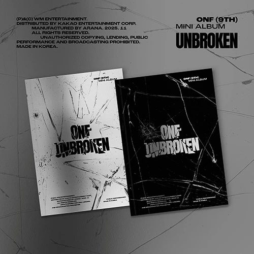ONF - 9TH MINI ALBUM [UNBROKEN] (SILENCED VER. / NO RETREAT VER.)
