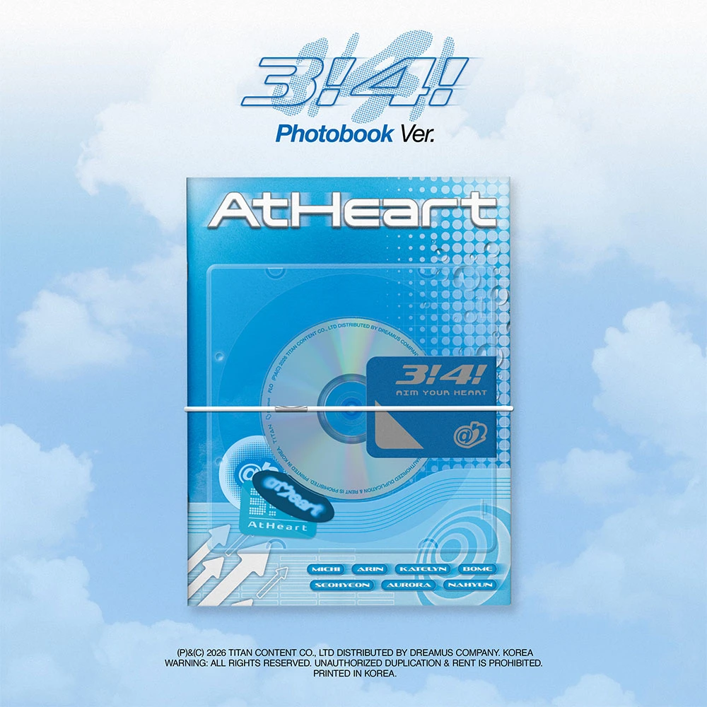 [11/8 Video Call] AtHeart - Single Album 3!4! (Photobook Ver.)